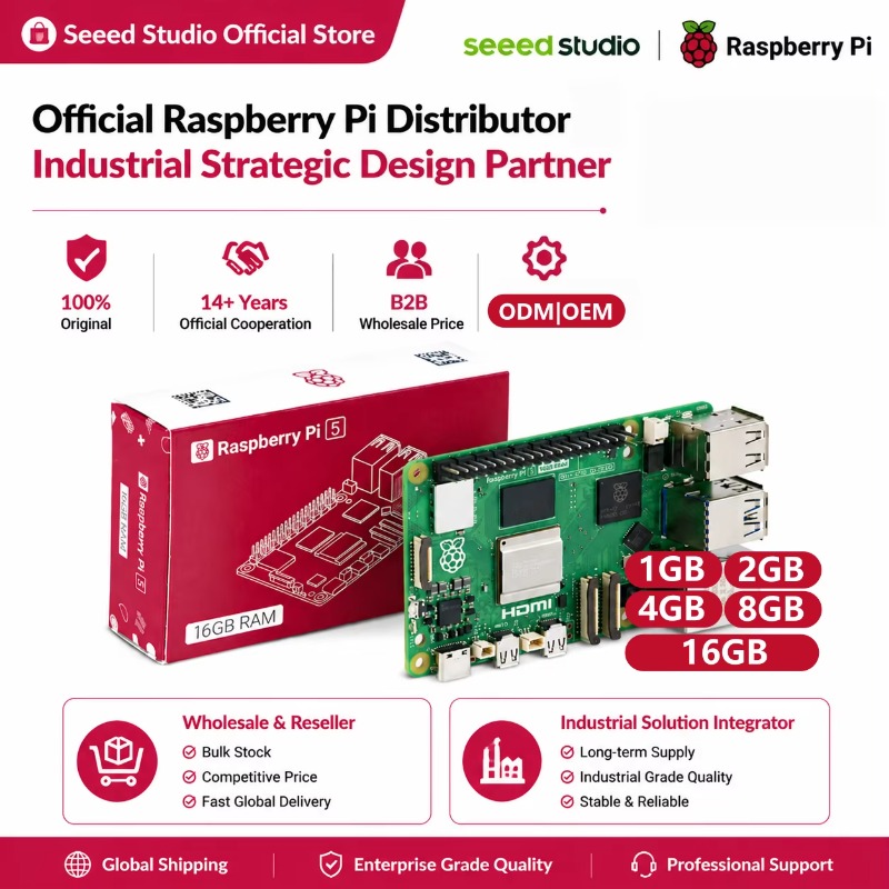 Prodotto all'ingrosso Original - Raspberry Pi 5 8Gb Kit recensione e prezzo